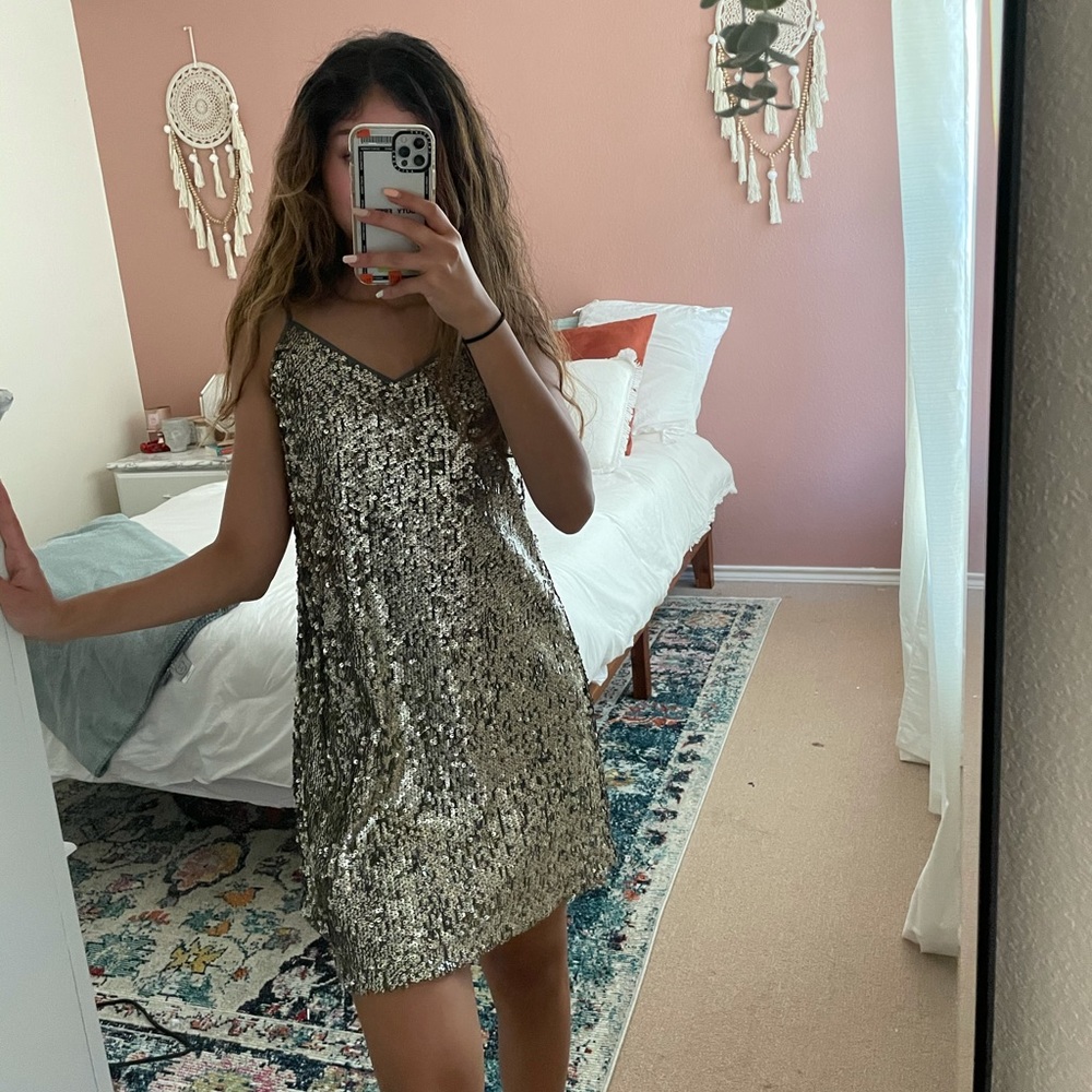 Abercrombie & Fitch mini sequin dress